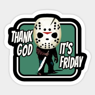 Thank God it's Friday Sticker